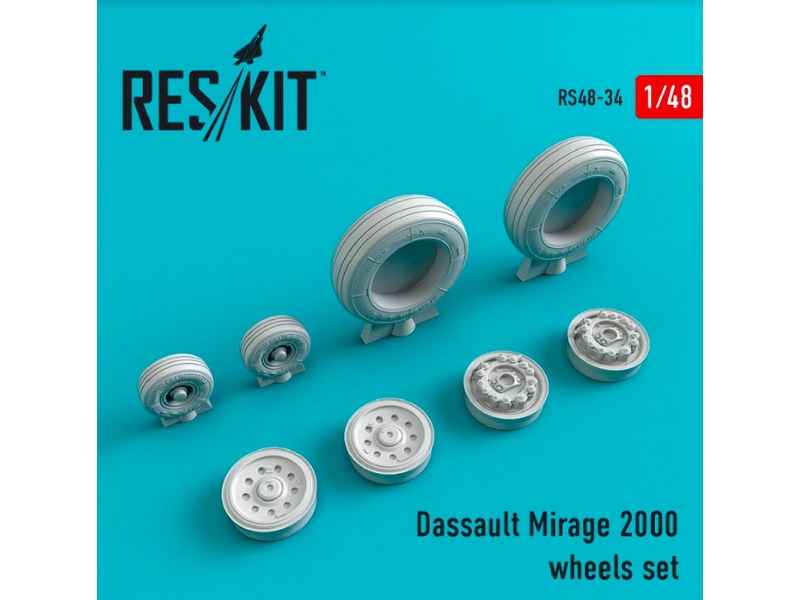 Dassault Mirage 2000 Wheels Set - image 1 Dassault Mirage 2000 Wheels Set - image 1