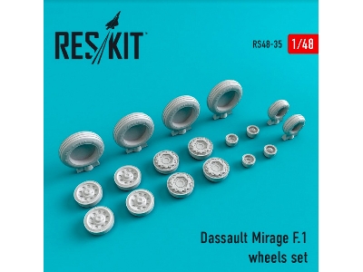 Dassault Mirage F.1 Wheels Set - image 1