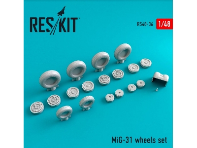 Mig-31 Wheels Set - image 1