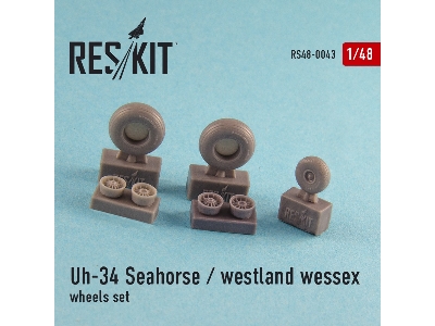 Uh-34 Seahorse / Westland Wessex (All Versions) Wheels Set - image 2