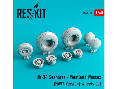 Uh-34 Seahorse / Westland Wessex (Navy Version) Wheels Set - image 1