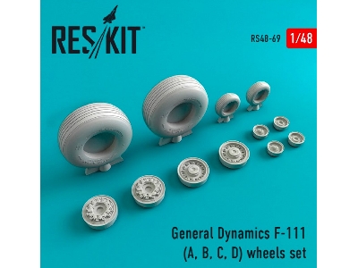 General Dynamics F-111 (A, B, C, D) Wheels Set - image 1
