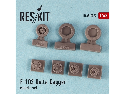 Convair F-102 Delta Dagger Wheels Set - image 2