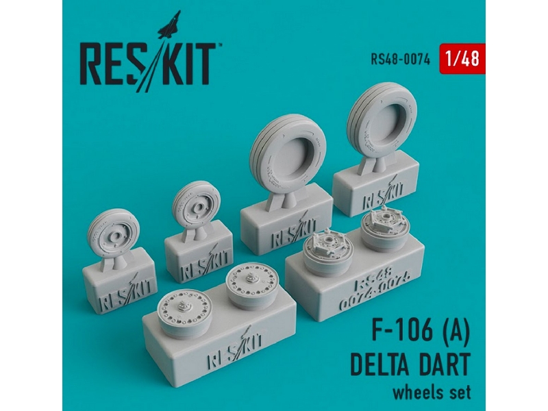 Convair F-106 (&#1040;) Delta Dart Wheels Set - image 1