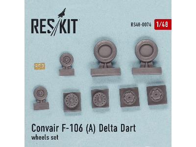 Convair F-106 (&#1040;) Delta Dart Wheels Set - image 2