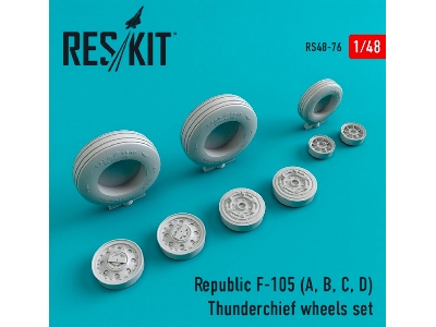 Republic F-105 (A, B, C, D) Thunderchief Wheels Set - image 1