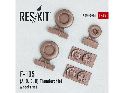 Republic F-105 (A, B, C, D) Thunderchief Wheels Set - image 2