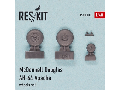 Mcdonnell Douglas Ah-64 Apache Wheels Set - image 2