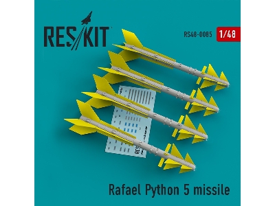 Rafael Python 5 Missile (4 Pcs) (F-16i, F-16d, F-15i Mirage F.1) - image 1