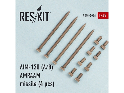 Aim-120 (A/B) Amraam Missile (4 Pcs) (F-15a/C/D/E, F-16a/C, F/A-18a/C) - image 2
