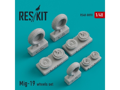 Mig-19 Wheels Set - image 1