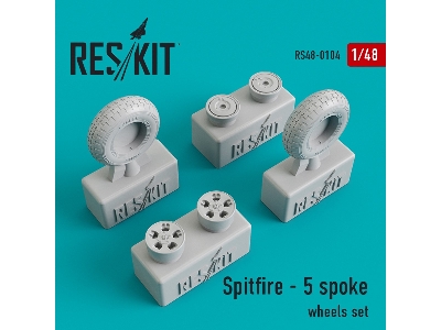 Spitfire - 5 Spoke Wheels Set - image 1