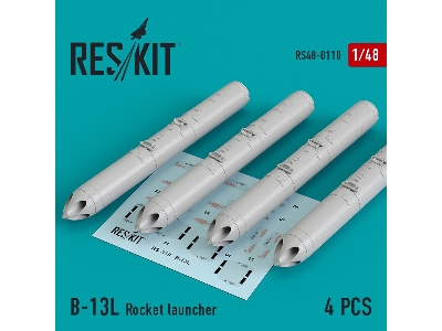 B-13l Rocket Launcher (4 Pcs) (Su-17/24/25/30/34, Mig-27/29, Yak-130) - image 1