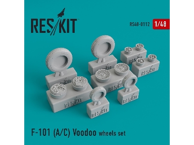 Mcdonnell F-101 (A/C) Voodoo Wheels Set - image 1