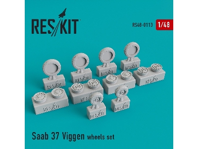 Saab 37 Viggen Wheels Set - image 1