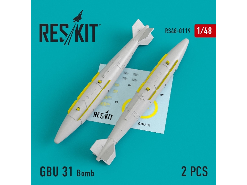 Gbu 31 Bomb (2 Pcs) (A-10, B-1, B-2, F-15, F-16, F-35) - image 1