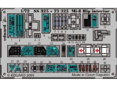 Mi-8 Hip interior S. A. 1/72 - Hobby Boss - image 1