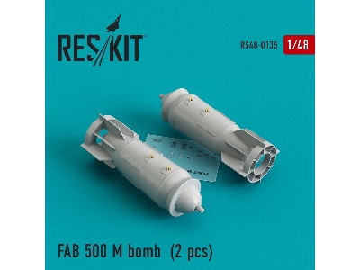 Fab 500 M Bomb (2 Pcs) (Su-17, Su-22, Su-24, Su-25, Su-34) - image 1