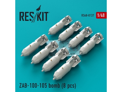 Zab-100-105 Bomb (8 Pcs) (Su-7, Su-17, Su-22, Su-24, Su-25, Su-34, Mig-21, Mig-27) - image 1