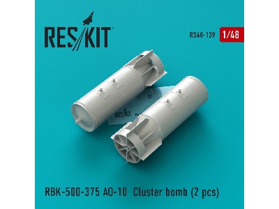 Rbk-500-375 &#1040;&#1054;-10 Cluster Bomb (2 Pcs) Su-17, Su-24, Su-25, Su-34, Mig-21, Mig-27 - image 1