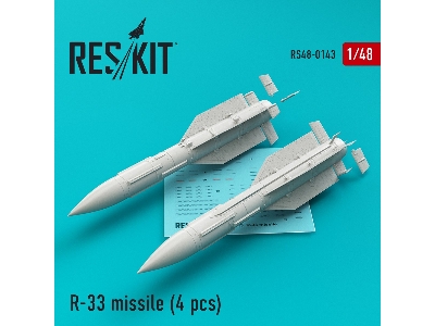 R-33 Missile (4 Pcs) Mig-31 - image 1