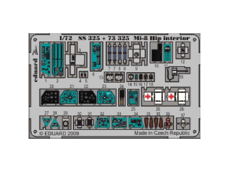 Mi-8 Hip interior S. A. 1/72 - Hobby Boss - image 1