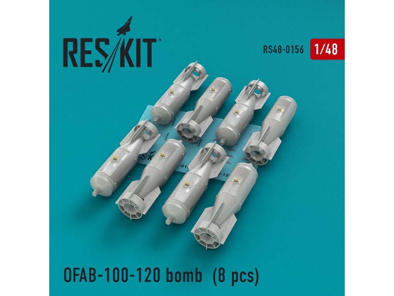 Ofab-100-120 Bomb (8 Pcs) Su-7, Su-17, Su-24, Su-25, Su-27, Su-30, Su-34, Mig-21, Mig-27, Yak-38, Jak-130 - image 1