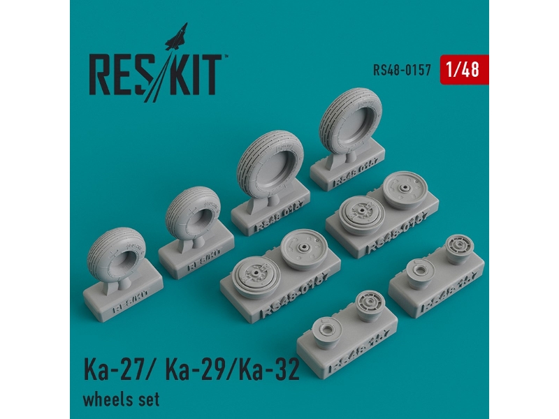 Ka-27/Ka- 29/Ka-32 Wheels Set - image 1