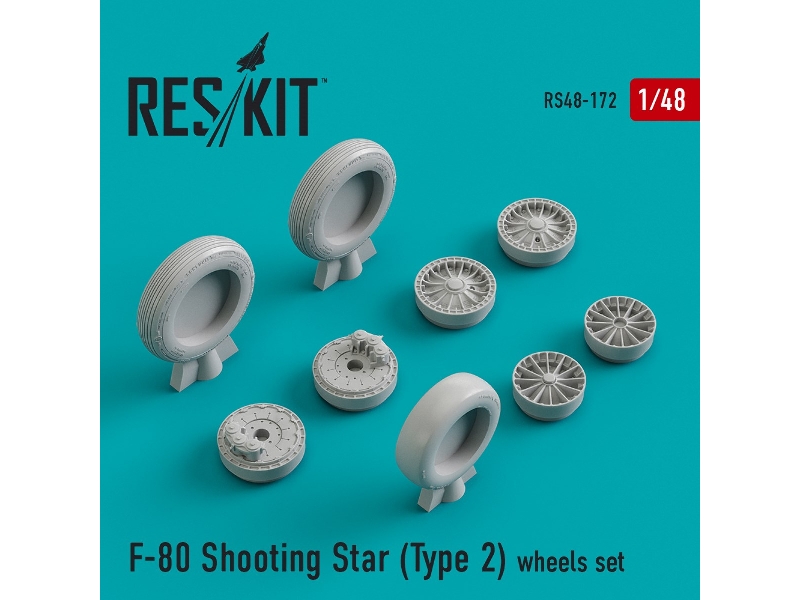 F-80 Shooting Star (Type 2) Wheels Set - image 1