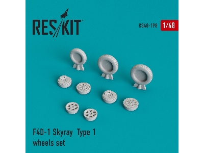 F4d-1 Skyray Type 1 Wheels Set - image 1