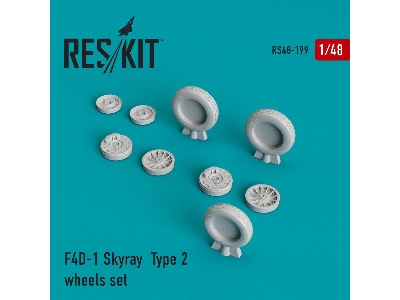 F4d-1 Skyray Type 2 Wheels Set - image 1