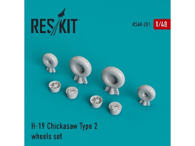 H-19 Chickasaw Type 2 Wheels Set - image 1