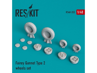 Fairey Gannet Type 2 Wheels Set - image 1