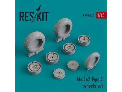 Me.262 Type 2 Wheels Set - image 1