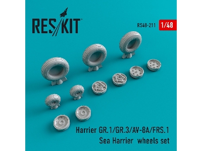 Harrier Gr.1/Gr.3/Av-8a/Frs.1/Sea Harrier Wheels Set - image 1