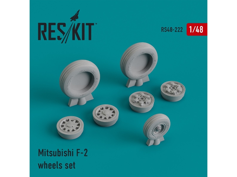 Mitsubishi F-2 Wheels Set - image 1 Mitsubishi F-2 Wheels Set - image 1