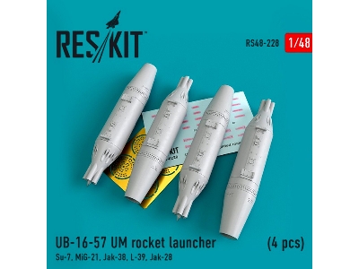 Ub-16-57 Um Rocket Launcher 4 Pcs Su-7, Mig-21, Jak-38, L-39, Jak-28 - image 1