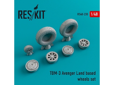 Tbm-3 Avenger Land Based Wheels Set - image 1