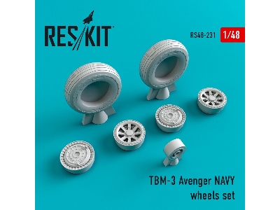 Tbm-3 Avenger Navy Wheels Set - image 1