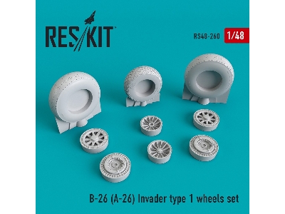 B-26 (A-26) Invader Type 1 Wheels Set - image 1