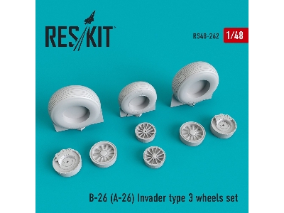 B-26 (A-26) Invader Type 3 Wheels Set - image 1