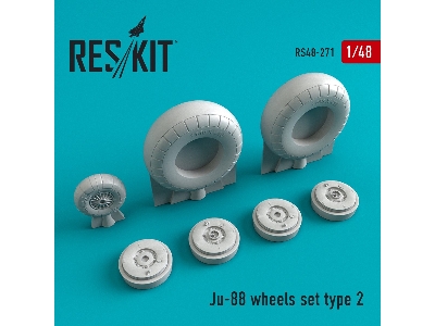 Ju-88 Wheels Set Type 2 - image 1