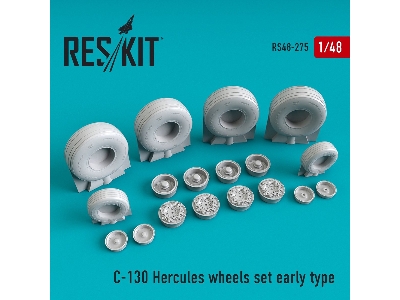 C-130 Hercules Wheels Set Early Type - image 1