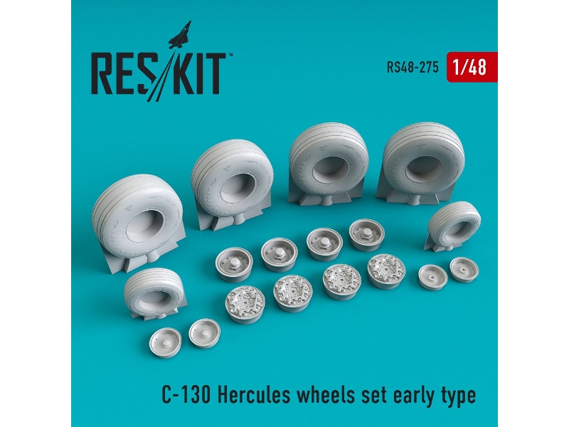 C-130 Hercules Wheels Set Early Type - image 1