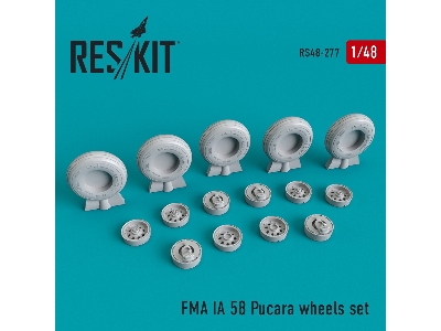 Fma Ia 58 Pucará (Pucara) Wheels Set - image 1