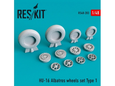 Hu-16 Albatros Wheels Set Type 1 - image 1