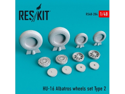 Hu-16 Albatros Wheels Set Type 2 - image 1
