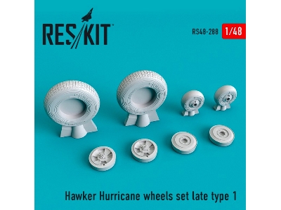Hawker Hurricane Wheels Set Late Type 1 - image 1