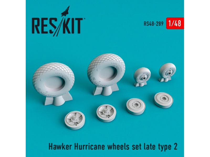 Hawker Hurricane Wheels Set Late Type 2 - image 1 Hawker Hurricane Wheels Set Late Type 2 - image 1