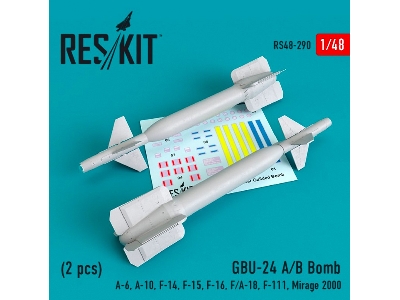 Gbu-24 A-b Bomb 2 Pcs A-6, A-10, F-14, F-15, F-16, F/A-18, F-111, Mirage 2000 - image 1